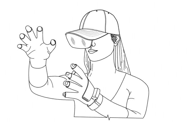 Facebook Patented Artificial Reality Baseball Cap smartglasses tech US Patent and Trademark Office