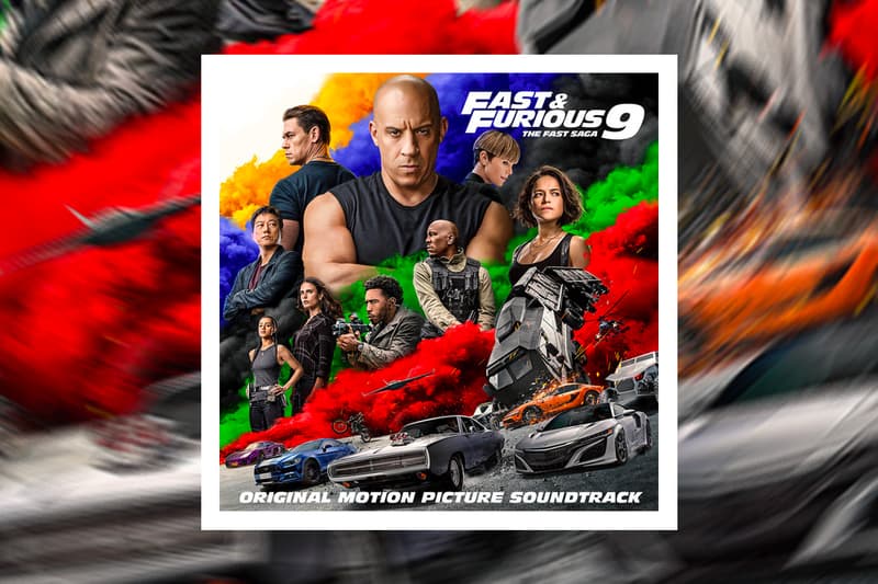 Fast Furious 9 The Fast Saga Soundtrack album stream Don Toliver, Lil Durk, Skepta, Pop Smoke, Offset, Trippie Redd, Kevin Gates, King Von, Ty Dolla $ign, Jack Harlow, RZA, The Prodigy, Anitta, Rico Nasty, and NLE Choppa