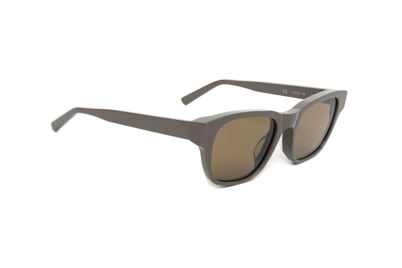 Fear of God and Grey Ant Debuts The 1983 Sunglasses Frames Jerry Lorenzo 80's Carl Zeiss lenses Italian cellulose acetate American classic polished black taupe