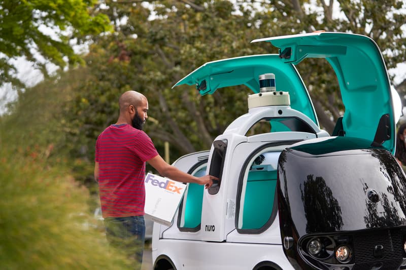 FedEx Is Testing Out Self-Driving Cars That Will Deliver Packages Straight to Your Door autonomous couriers robotics nuro 