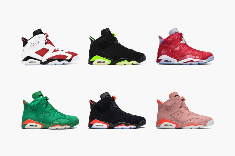 air jordan 6 colors