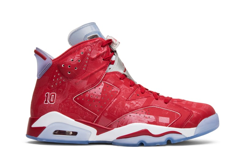 red and green jordan 6