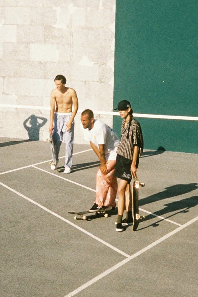 Hélas Summer 2021 Menswear Collection Lookbook skate brand French biarittz Lucas Puig 