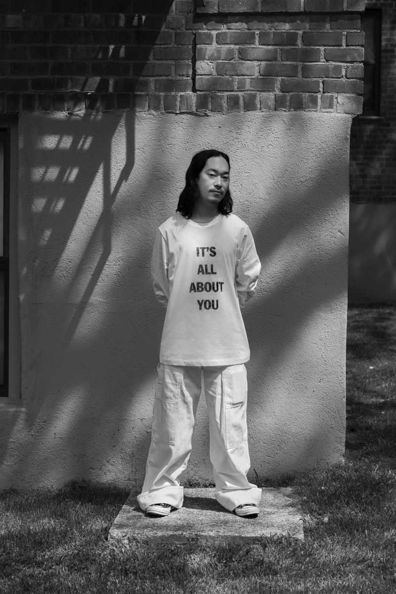 Hank Willis Thomas x Helmut Lang Capsule Collection "It's All About You" "It's Not About You" RTW Ready to Wear Incarceration Nations Network (INN) Charity Donations Lookbook Release Information Drop Date Clothes Luxury Fashion Designer