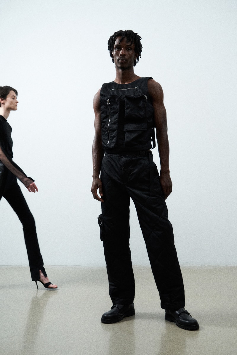 Helmut Lang Focuses on Technical Innovation for Resort 2022 Collection lookbook technical rigs 