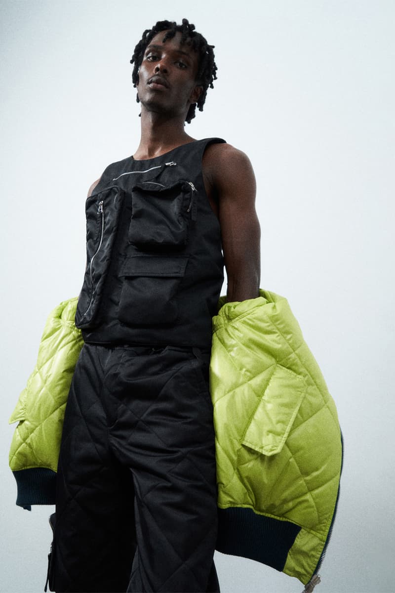 Helmut Lang Focuses on Technical Innovation for Resort 2022 Collection lookbook technical rigs 