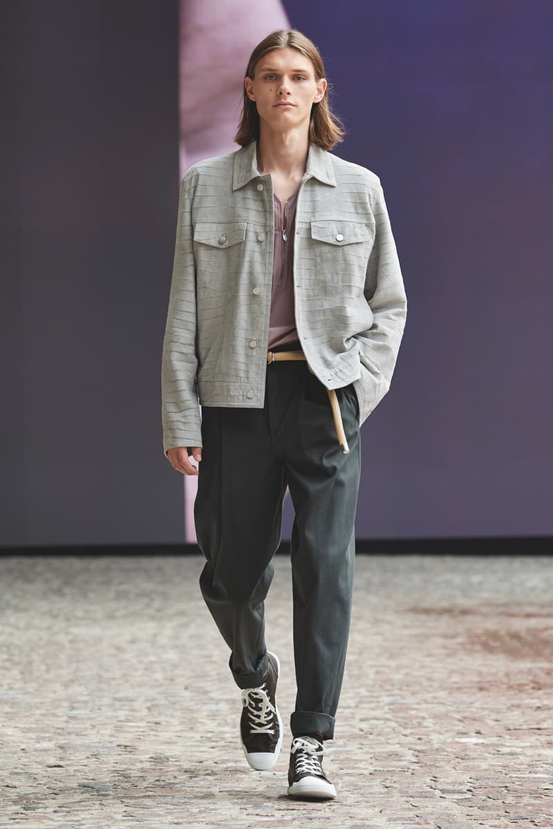 Hermès Spring/Summer 2022 Cyril Teste Véronique Nichanian "Augmented Show" Paris Mens Crocodile Leather Shirts SS22 Luxury Theatrical Drama