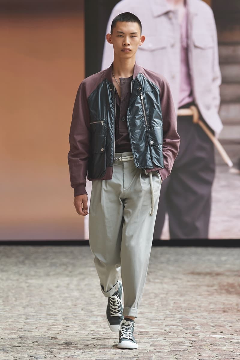 Hermès Spring/Summer 2022 Cyril Teste Véronique Nichanian "Augmented Show" Paris Mens Crocodile Leather Shirts SS22 Luxury Theatrical Drama