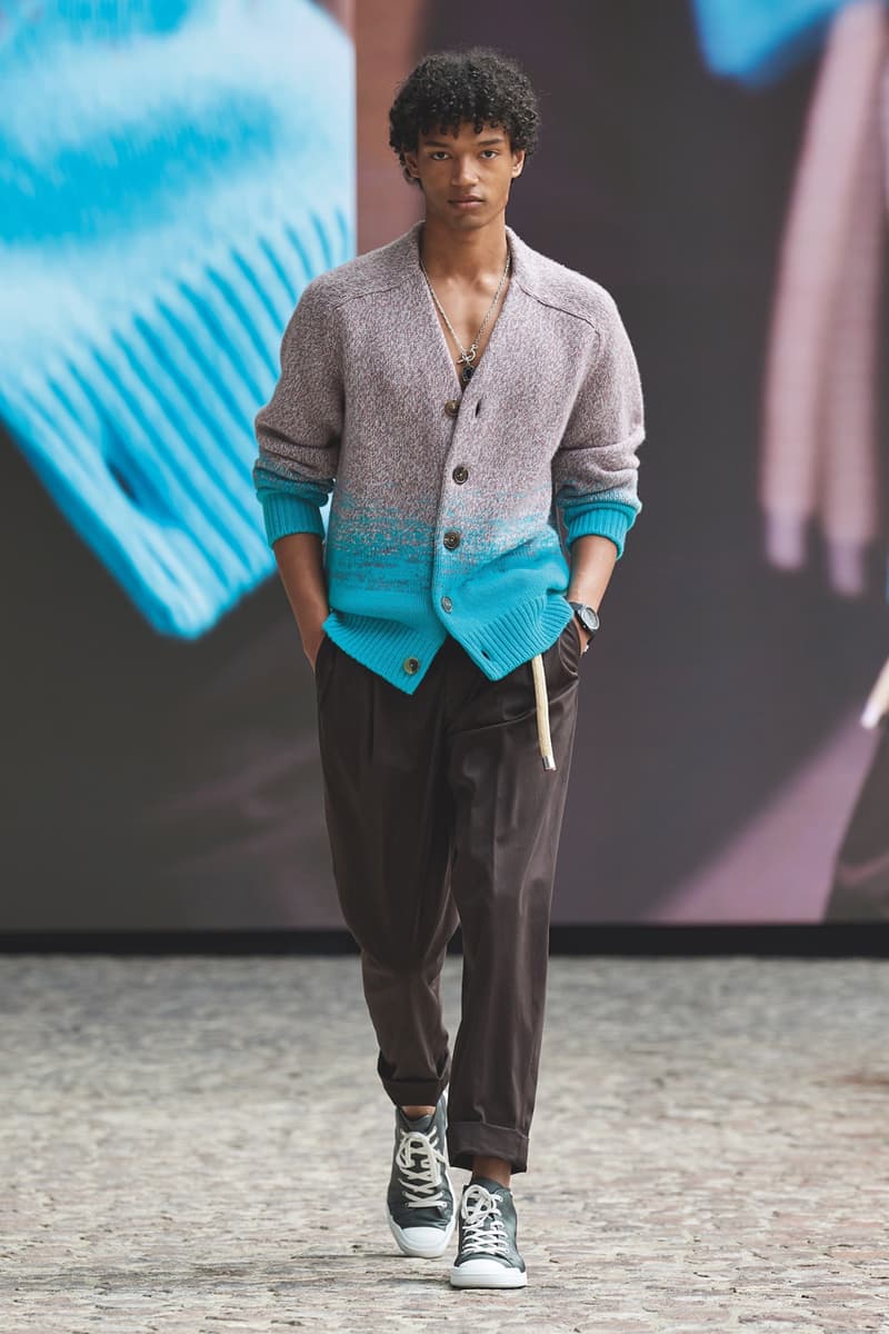 Hermès Spring/Summer 2022 Cyril Teste Véronique Nichanian "Augmented Show" Paris Mens Crocodile Leather Shirts SS22 Luxury Theatrical Drama