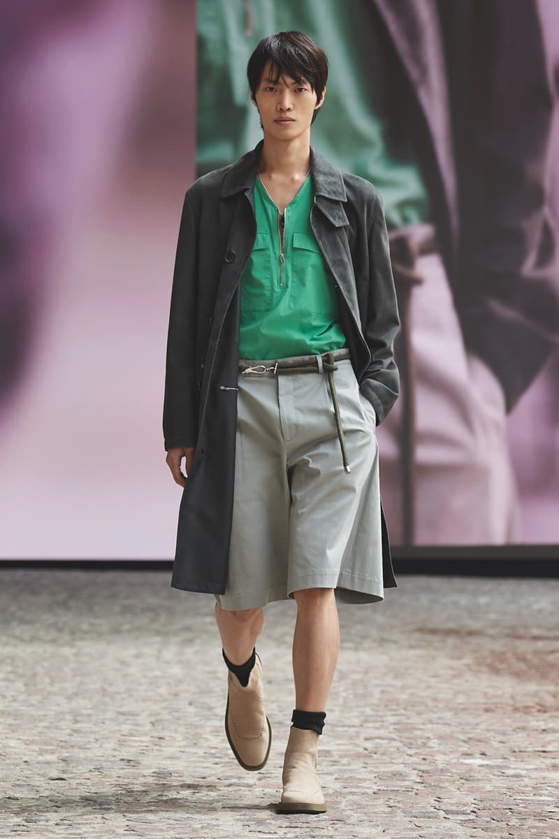 Hermès Spring/Summer 2022 Cyril Teste Véronique Nichanian "Augmented Show" Paris Mens Crocodile Leather Shirts SS22 Luxury Theatrical Drama