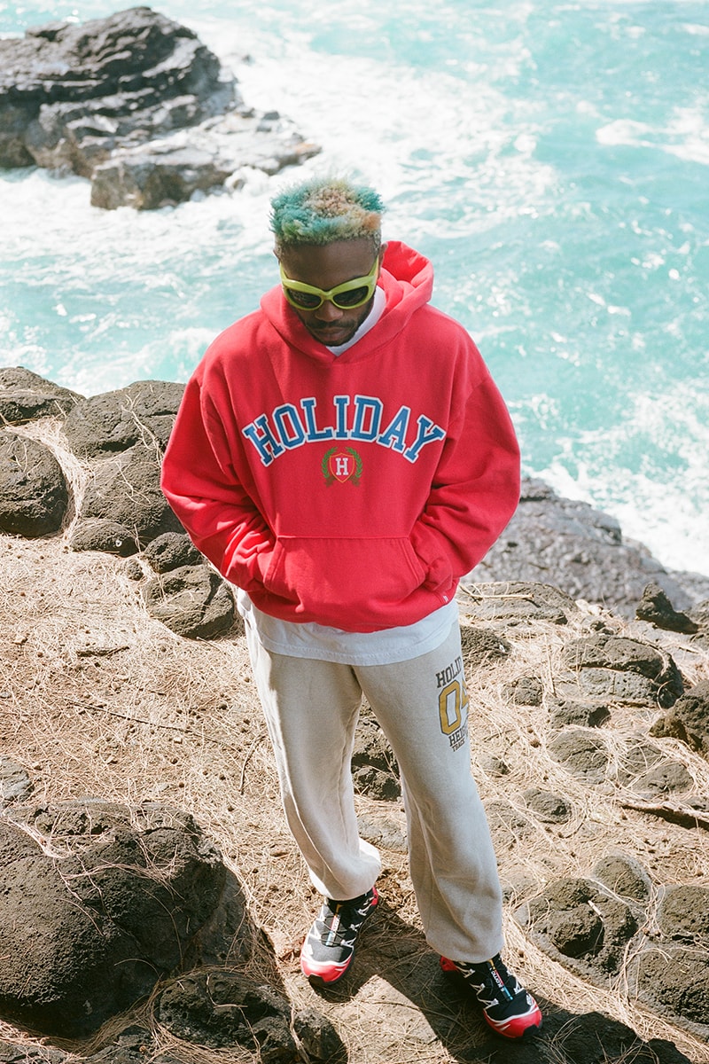 Kevin Abstract Highlights Latest Nature-Inspired Capsule From Holiday lookbook los angeles streetwear brockhampton nick holiday hawaii nature-inspired drop gunner stahl streetwear streetstyle