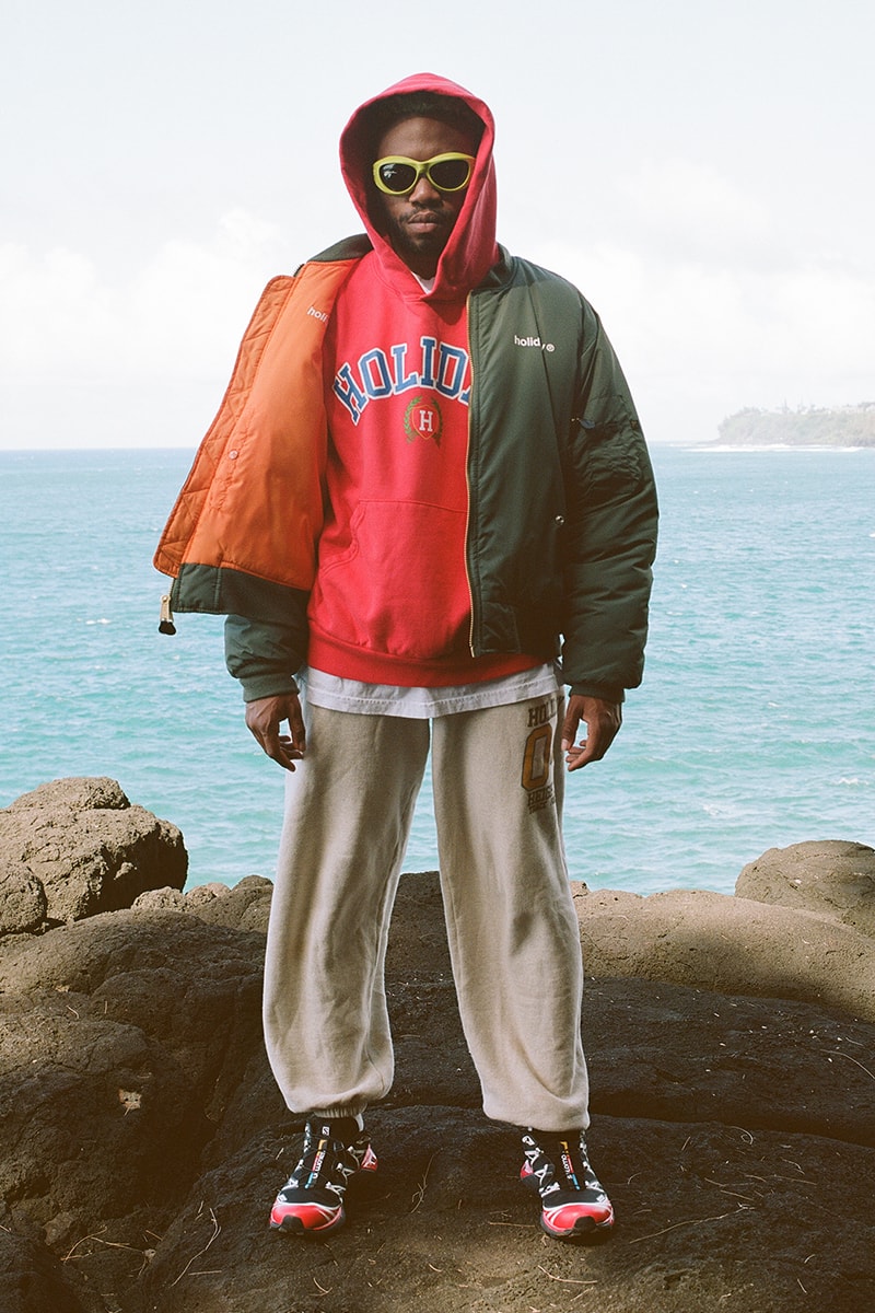 Kevin Abstract Highlights Latest Nature-Inspired Capsule From Holiday lookbook los angeles streetwear brockhampton nick holiday hawaii nature-inspired drop gunner stahl streetwear streetstyle