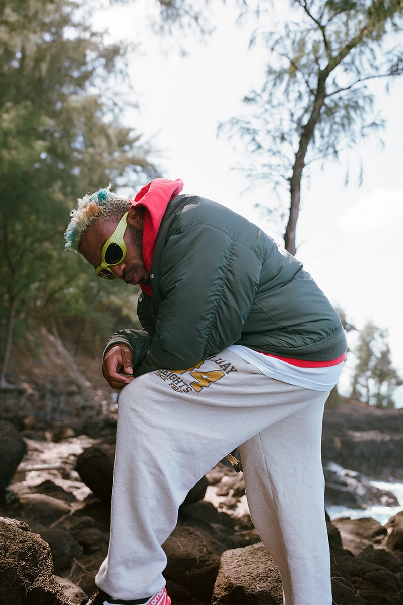 Kevin Abstract Highlights Latest Nature-Inspired Capsule From Holiday lookbook los angeles streetwear brockhampton nick holiday hawaii nature-inspired drop gunner stahl streetwear streetstyle