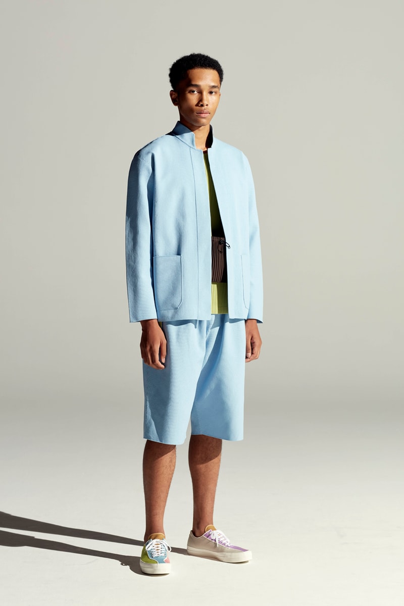 HOMME PLISSÉ ISSEY MIYAKE Spring/Summer 2022 "Human Ensemble" Collection Mens Looks Lookbook SS22 Pleats Ren TAKADA Kazunali Tajima Video 