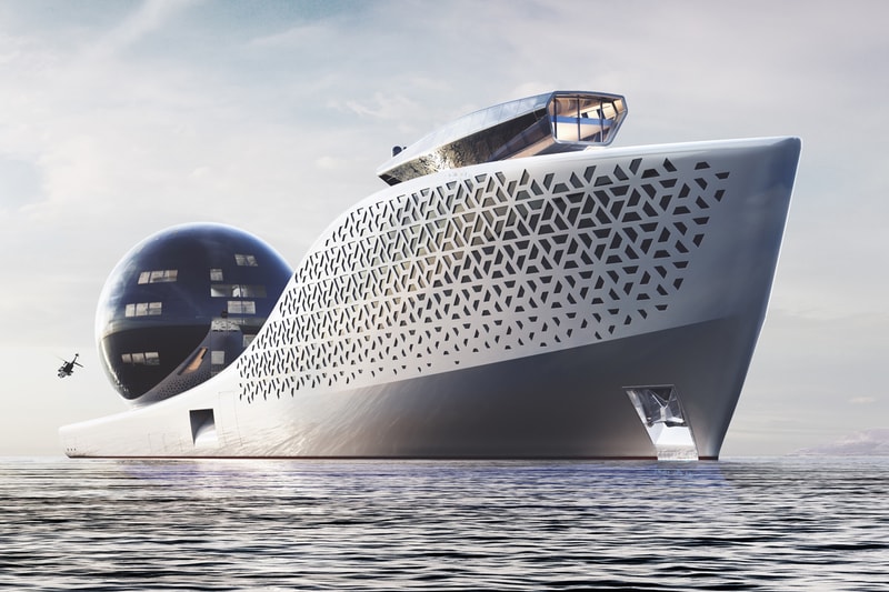 Iddes Yachts Earth 300 Nuclear-Powered Gigayatch Superyatch $700m USD Titanic Iván Salas Jefferson Boat Vessel Science Exploration Future Water Marine Travel Sea 