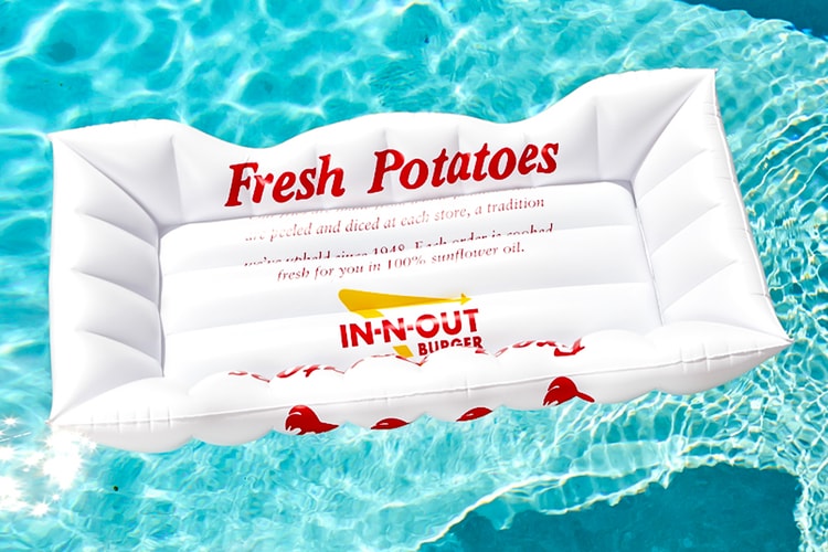 In-N-Out Burger Releases French Fry Boat Pool Float Perfect For Lounging