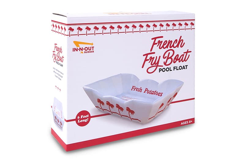 In-N-Out Burger French Fry Boat Pool Float Release