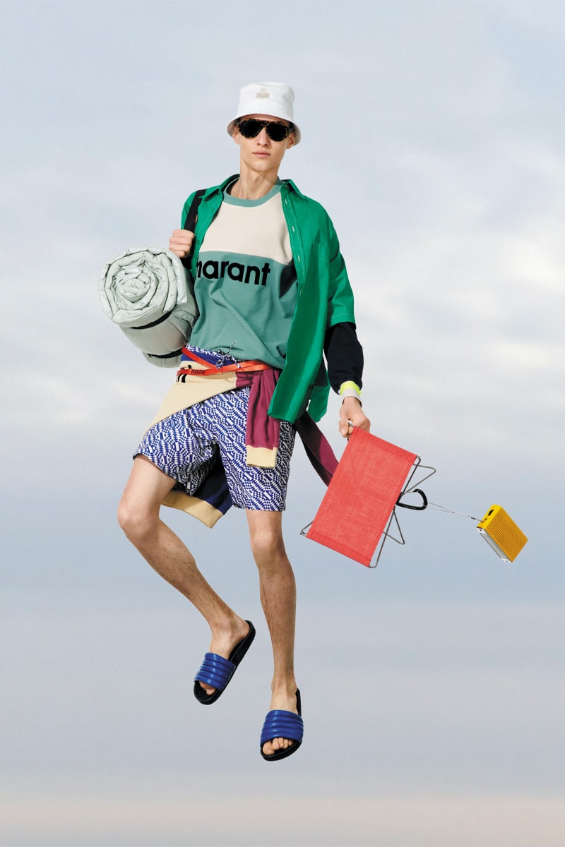 Isabel Marant Evokes '80s and '90s Color Dynamics and Silhouettes for SS22 Collection spring summer 2022 milan fashion week paris fashion week
