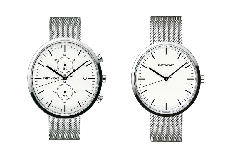 issey miyake naoto fukasawa ellipse 20th anniversary watches timepieces chronograph time only seiko movement limited edition celebration minimalism 