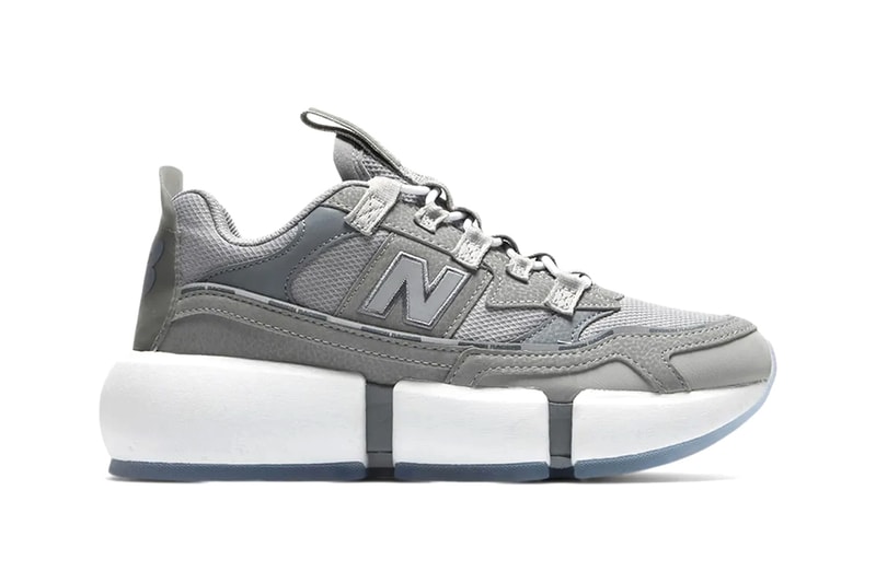 jaden smith new balance vision racer gray silver white blue MSVRCJSD official release date info photos price store list buying guide