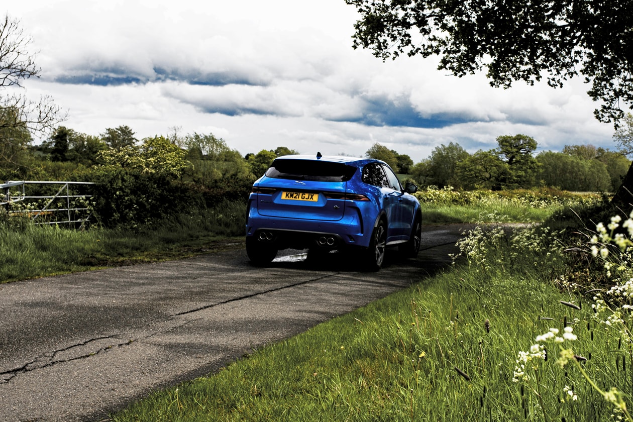 2021 Jaguar F-PACE SVR Road Test Review Driven Drive Five Liter V8 550 HP JLR SUV Rare Expensive British Automotive Manufacturer Photoshoot Power Speed Performance