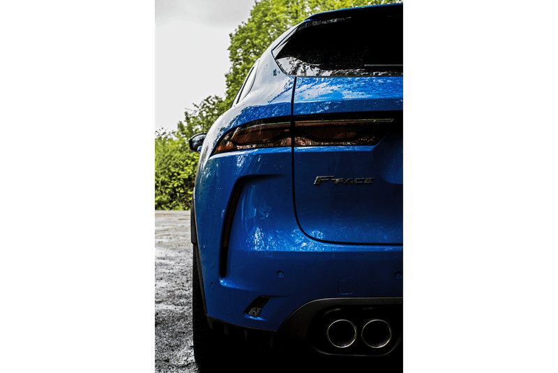 2021 Jaguar F-PACE SVR Road Test Review Driven Drive Five Liter V8 550 HP JLR SUV Rare Expensive British Automotive Manufacturer Photoshoot Power Speed Performance