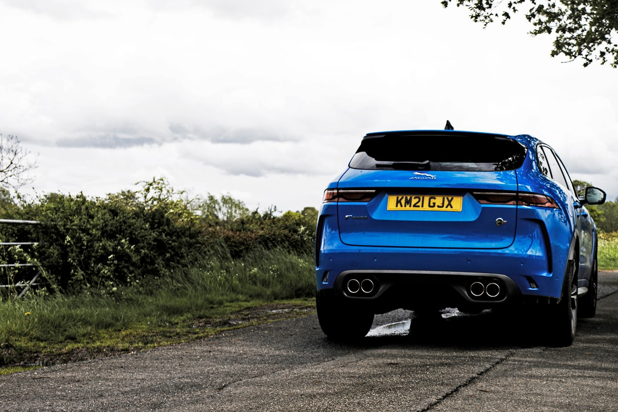 2021 Jaguar F-PACE SVR Road Test Review Driven Drive Five Liter V8 550 HP JLR SUV Rare Expensive British Automotive Manufacturer Photoshoot Power Speed Performance