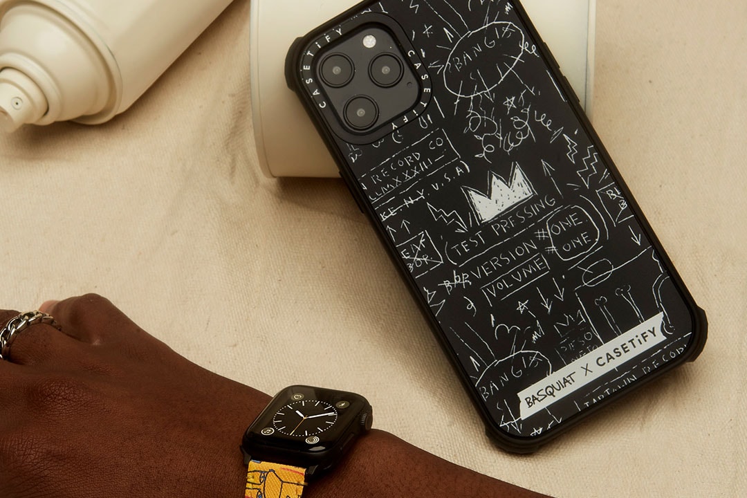 jean michel basquiat casetify collaboration collection phone accessories