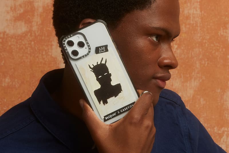 jean michel basquiat casetify collaboration collection phone accessories