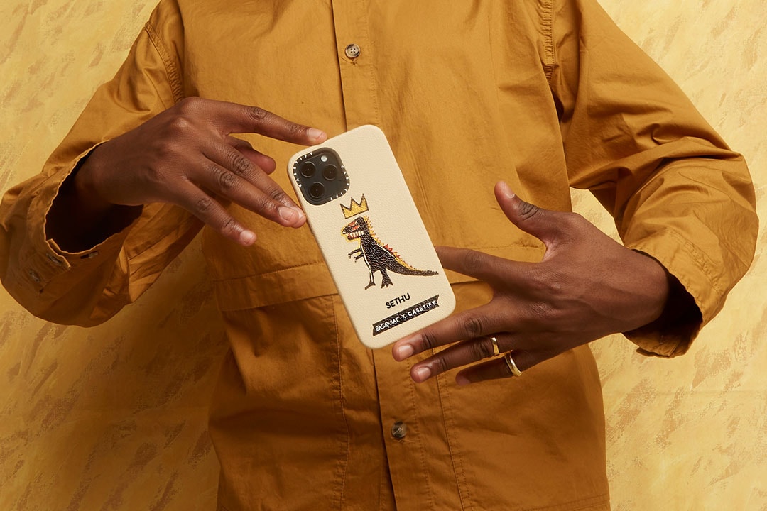 jean michel basquiat casetify collaboration collection phone accessories