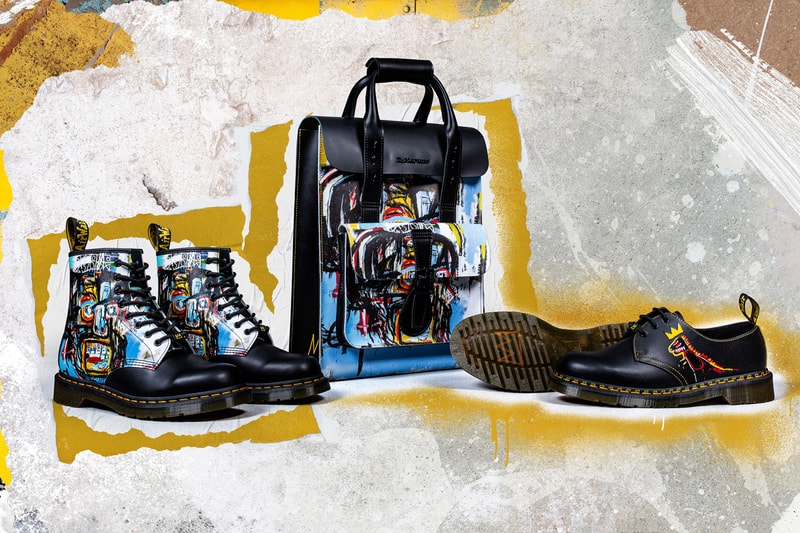 doc martens x jean michel basquiat