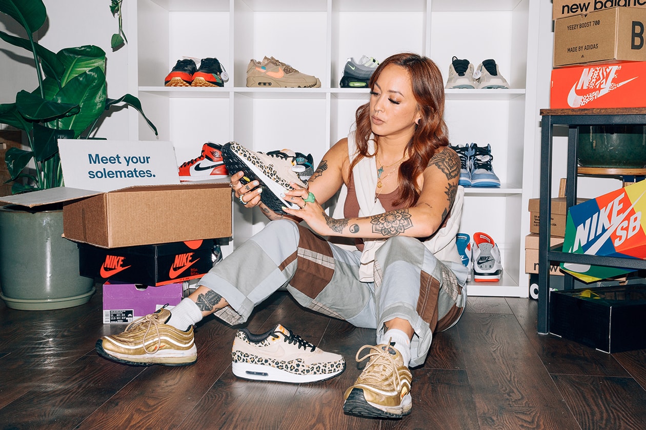 Jess Gavigan juicegee instagram sneakers footwear collector ebay authenticity guarantee 