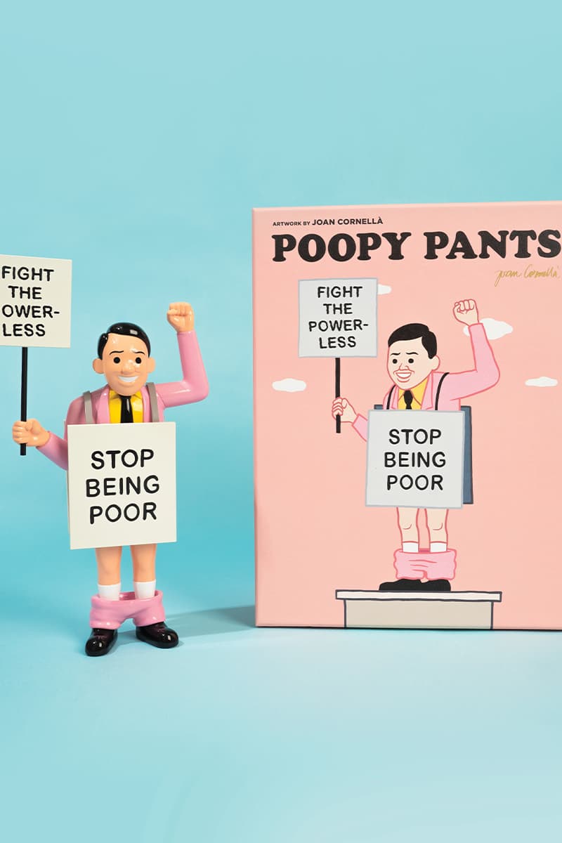 Joan Cornella AllRightsReserved POOPY PANTS vinyl figure release info