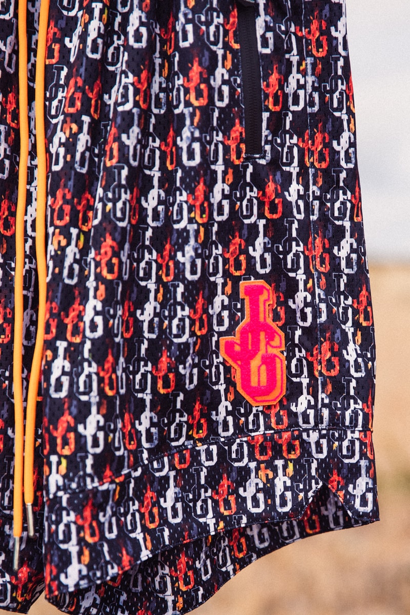 john geiger co summer 2021 mesh basketball shorts chenille logo pink yellow blue green orange phone numbers t shirt official release date info photos price store list buying guide