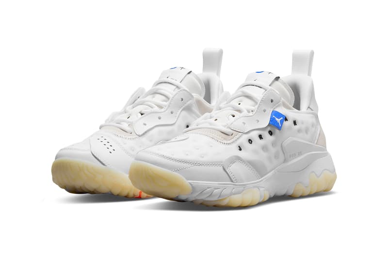 air michael jordan brand delta 2 cerulian white blue tan react foam CV8121 102 400 official release date info photos price store list buying guide