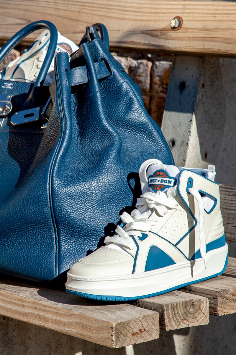 just don c courtside hi sneaker white black blue michael jordan ferrari 512 testarossa official release date info photos price store list buying guide