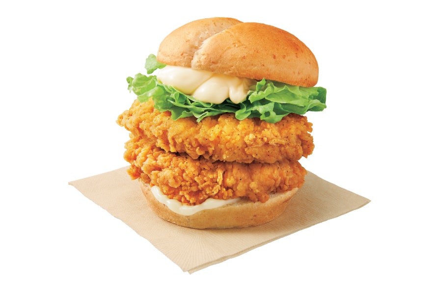 KFC Japan Double Chicken Fillet Sandwich Release fast food Burgers Chicken 