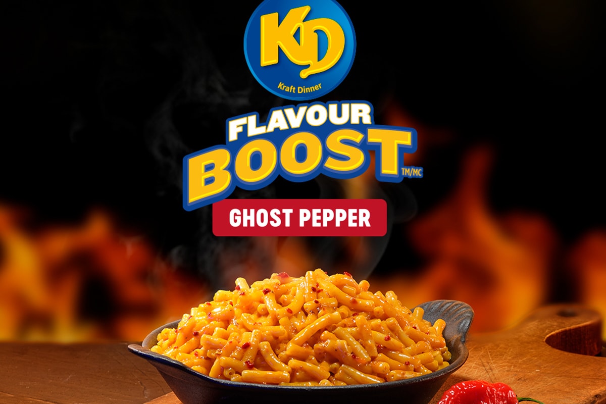 Kraft Dinner Six New Flavour Boosts Release Canada Poutine Ghost Pepper Buffalo Wing Jalapeno Butter Chicken Cotton Candy