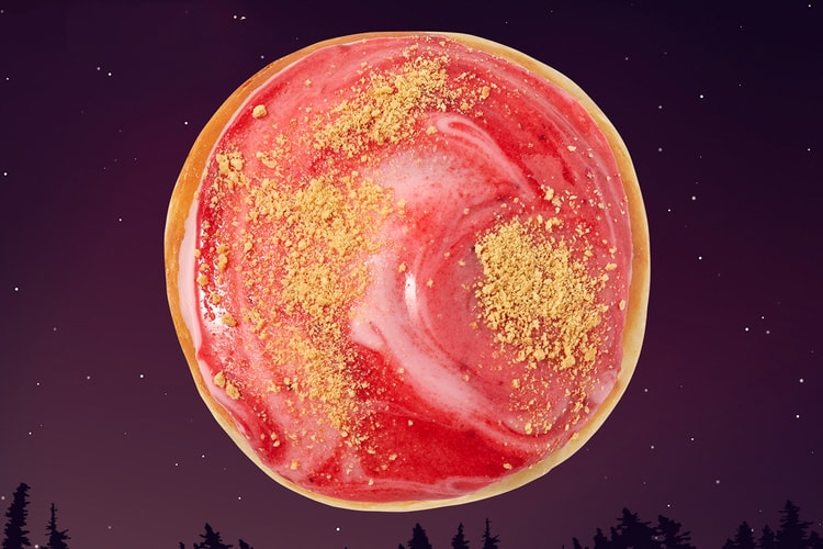 Krispy Kreme Is Celebrating the Strawberry Supermoon With a Limited Donut