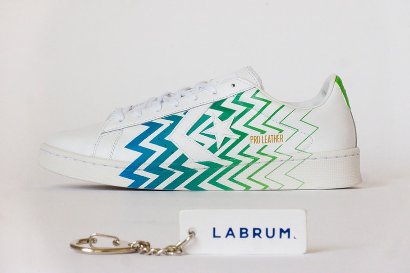 labrum london converse friends and family pro leather white blue green release information details competition