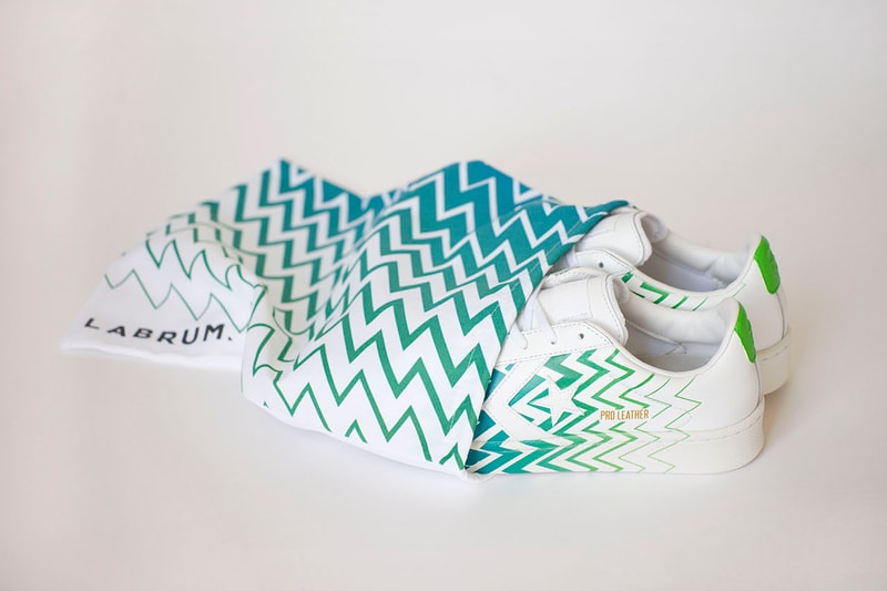labrum london converse friends and family pro leather white blue green release information details competition