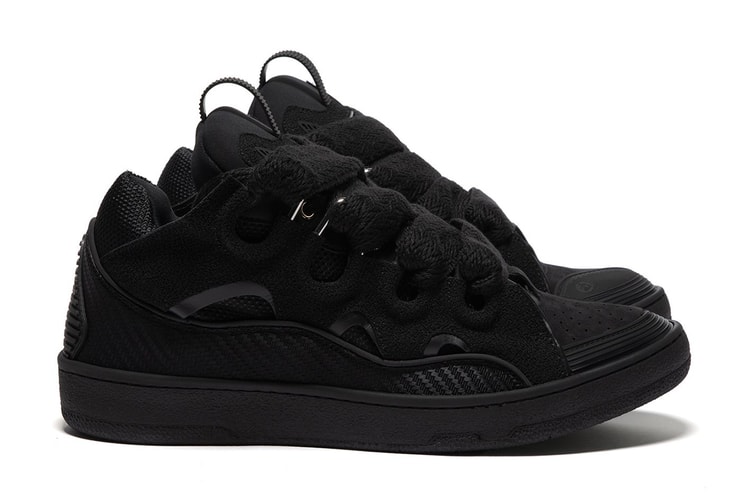 Lanvin Drops Its Curb Sneaker in Triple Black
