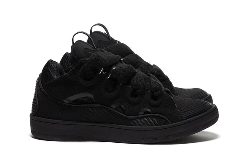 Lanvin Drops Skate-Ready Curb Sneaker in All Black | Hypebeast