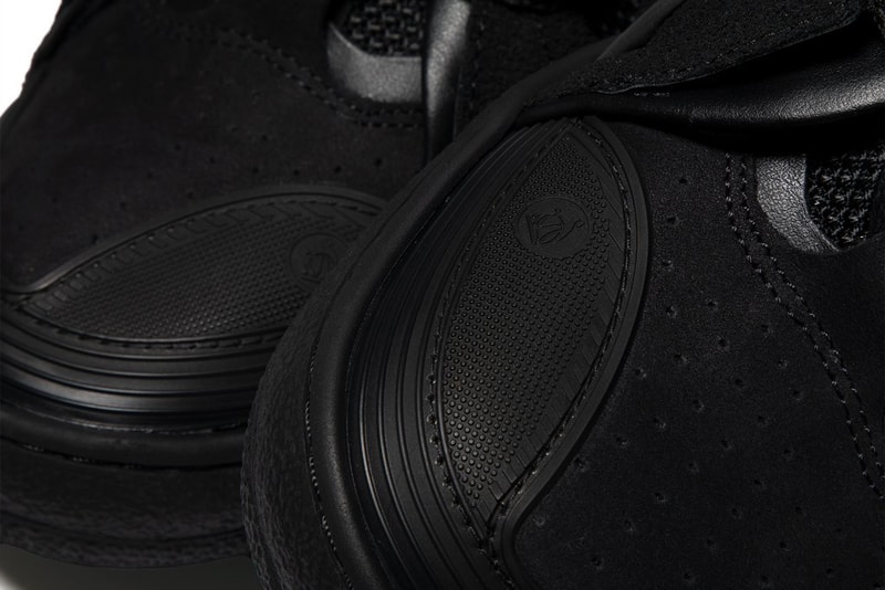 Lanvin Curb Sneaker Triple Black Blacked Out Suede Leather Mesh Weave Fabric Skateboarding Shoes Osiris D3 Skate '90s 