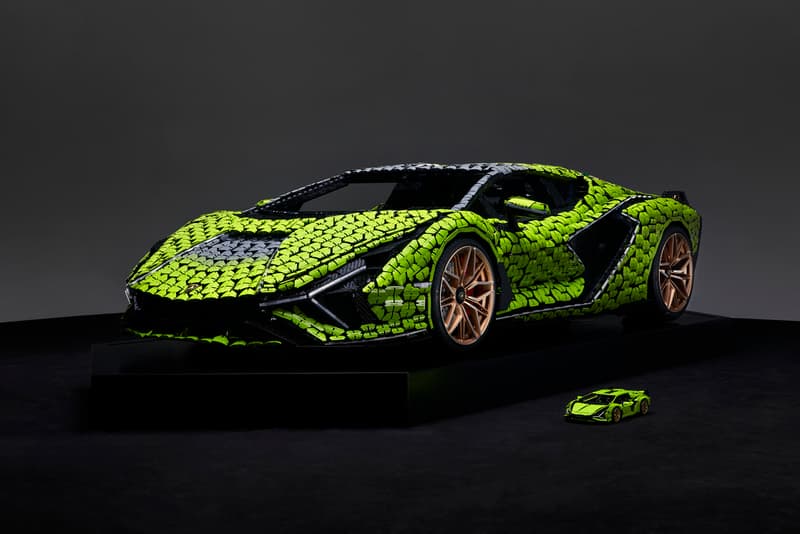 LEGO Technic Lamborghini Sián FKP 37 Life Size Build One Off Design Bricks Play Building Design Car Automobili Virtual Reality Simulator