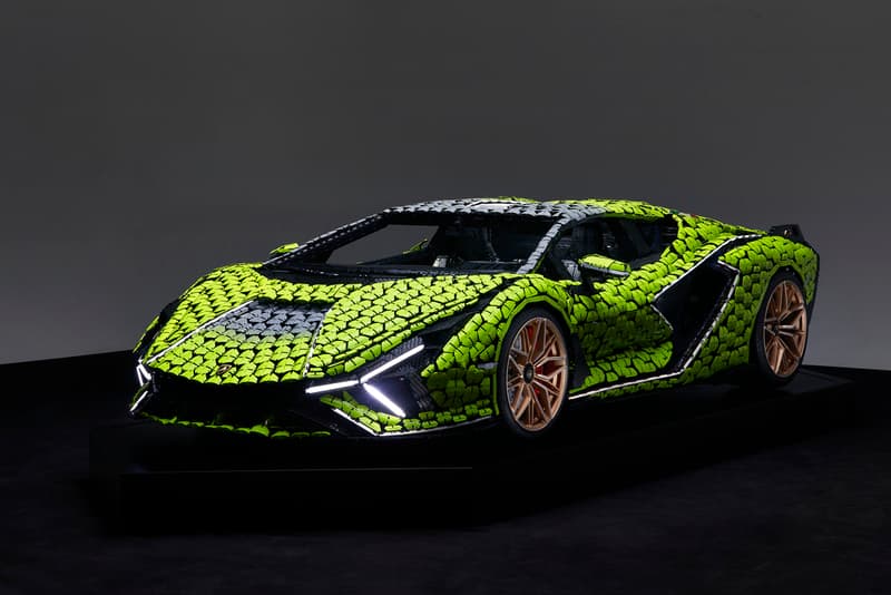 LEGO Technic Lamborghini Sián FKP 37 Life Size Build One Off Design Bricks Play Building Design Car Automobili Virtual Reality Simulator