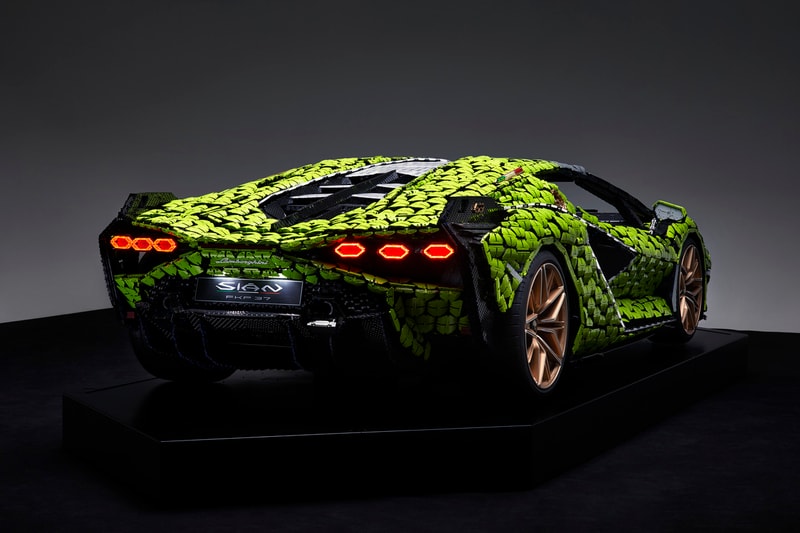 Automobili Lamborghini builds dream cars, also with LEGO® Technic™ −  Life−size Lamborghini Sián FKP 37 created from over 400,000 LEGO® elements