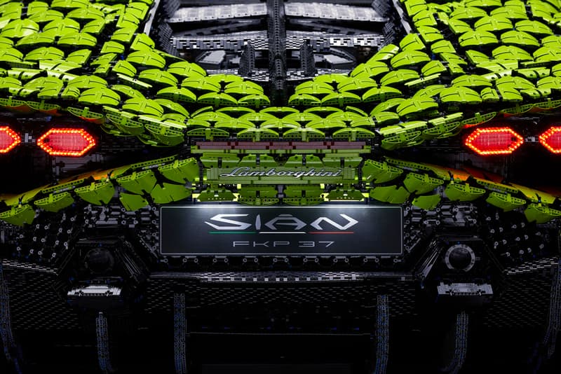 LEGO Technic Lamborghini Sián FKP 37 Life Size Build One Off Design Bricks Play Building Design Car Automobili Virtual Reality Simulator