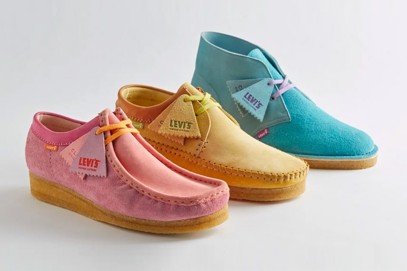 Levi's Joins Forces With Clarks for Manchester-Inspired Collection '80s madchester levi's vintange clothing clarks original wallabees music footwear