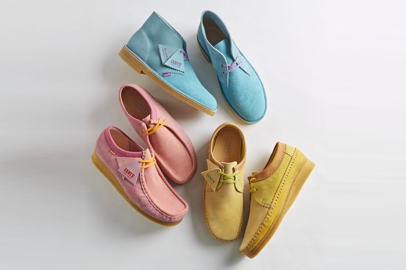Levi's Joins Forces With Clarks for Manchester-Inspired Collection '80s madchester levi's vintange clothing clarks original wallabees music footwear